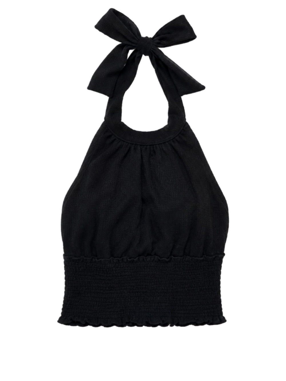 Free People Black Halter
